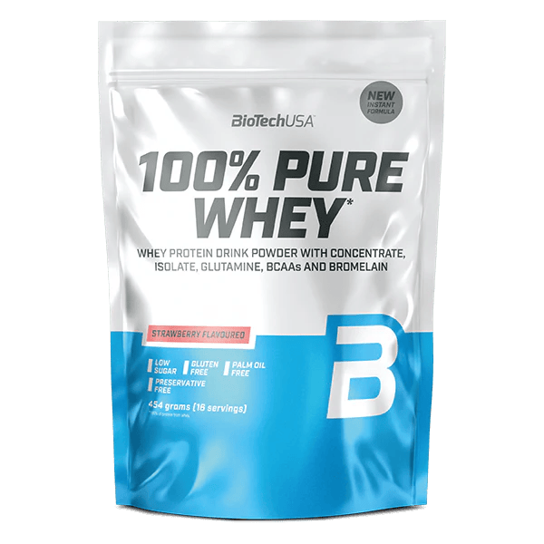 BioTechUSA Pure Whey 454gr JAGODA