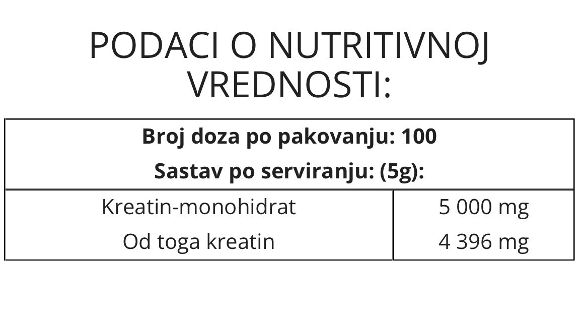 Vitalikum Creatine Pure 500g