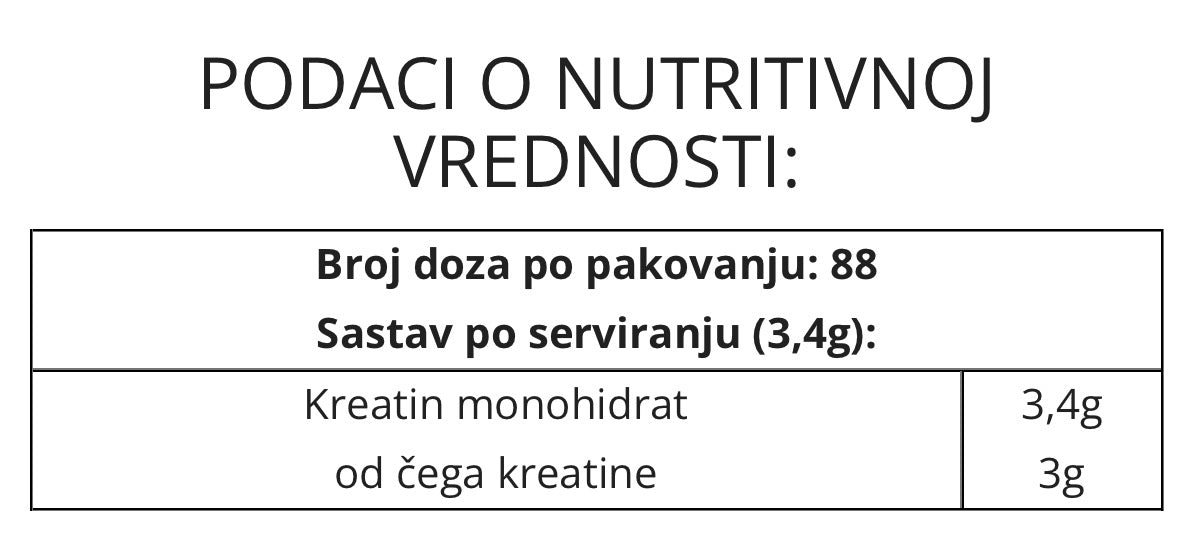 Body Attack Creatine 300g