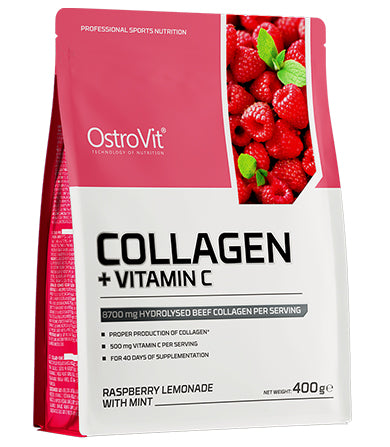 OstroVit Collagen + Vitamin C (Raspberry Lemonade with Mint) 400g
