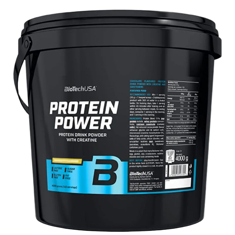 BioTechUSA Protein Power 4kg Vanila
