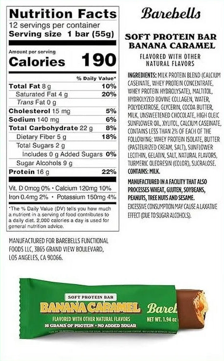 Barbells – Banana Dream Čokoladica