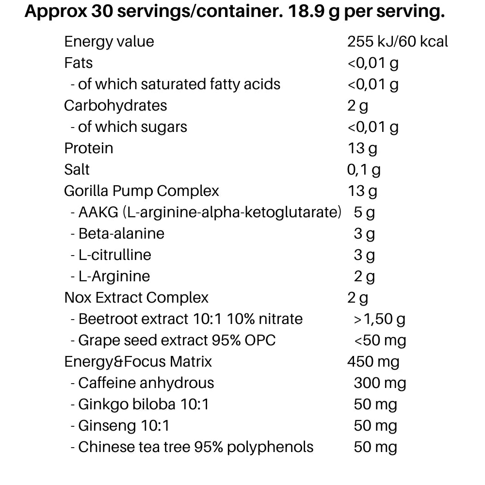 Moons Truck II Preworkout bez kofeina Zero Devil Cherry 540g