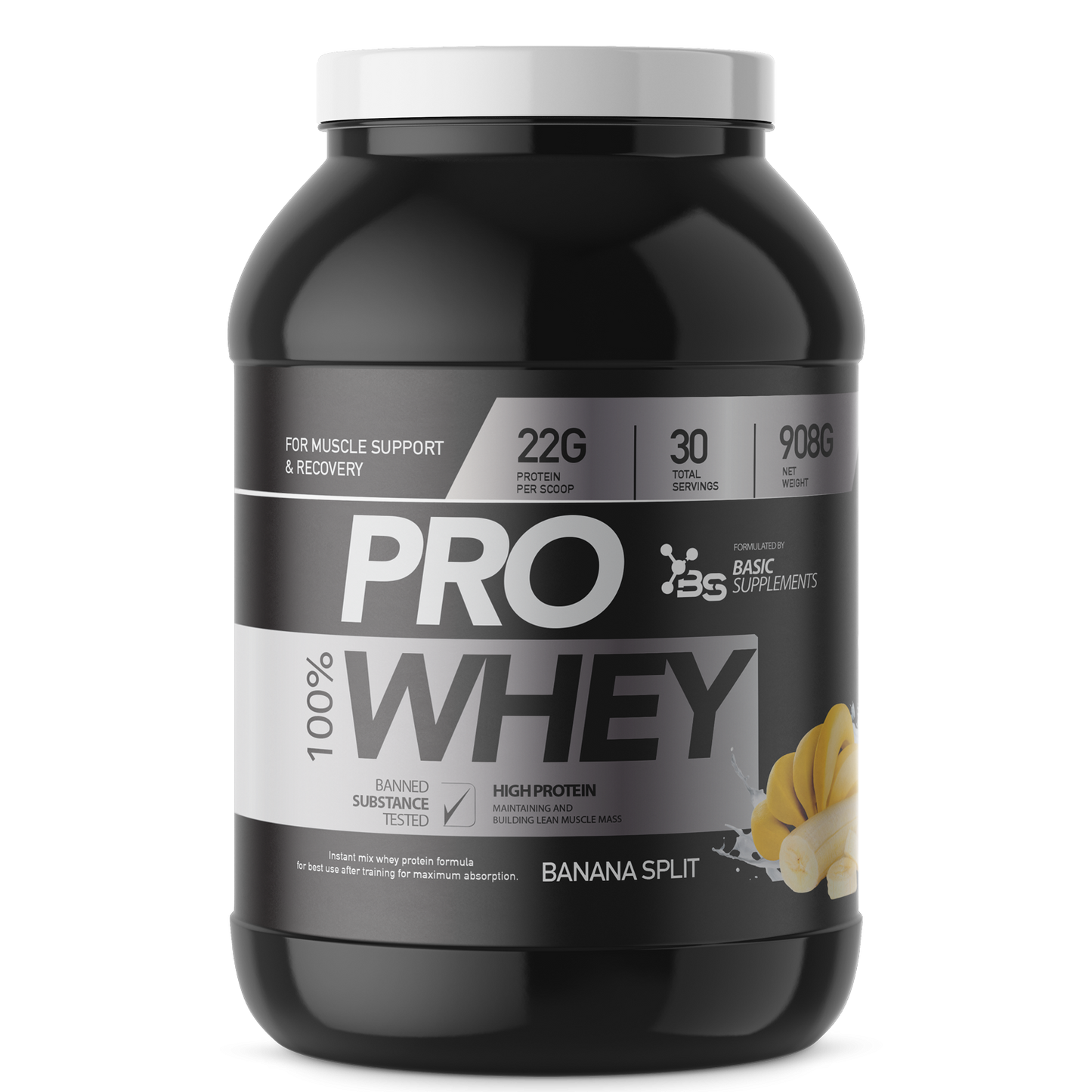 Basic PRO Whey - Banana Split (908g)