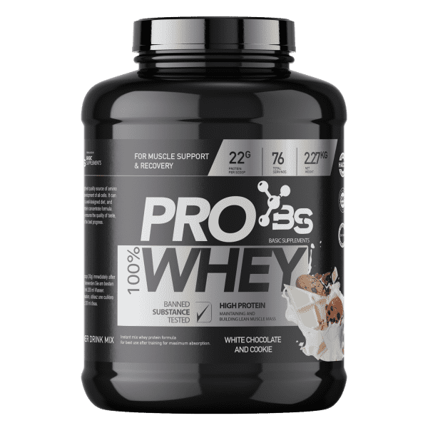 Basic PRO Whey – White Chocolate & Cookies (2.27kg)