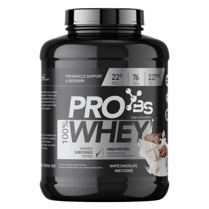 Basic PRO Whey – White Chocolate & Cookies (2.27kg)