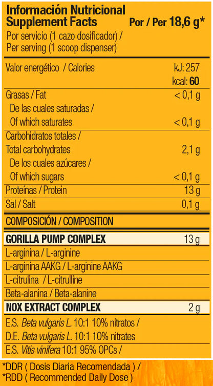 Moons Truck Zero preworkout bez kofeina 540g Fruit Fight