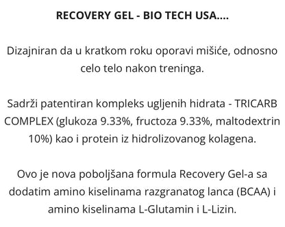 BioTechUSA Gel Recovery 40g višnja