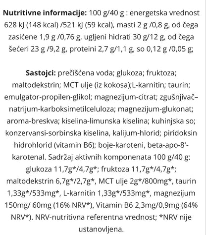 BioTechUSA Gel Energy Pro 40g limun