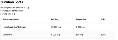 Collagen + Vitamin C raspberry 200g