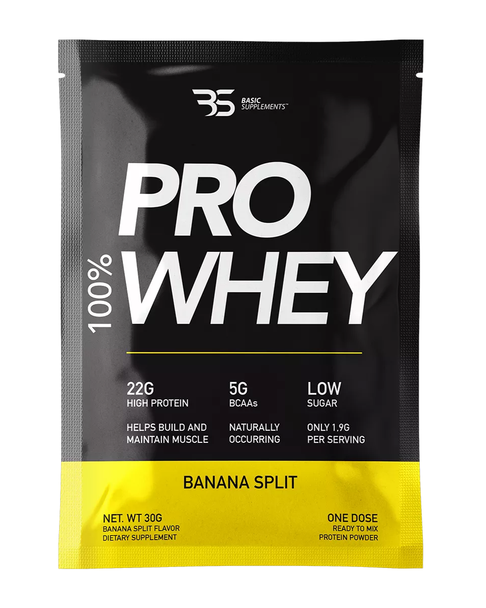 Basic PRO Whey – Banana (30g) – Titan Premium