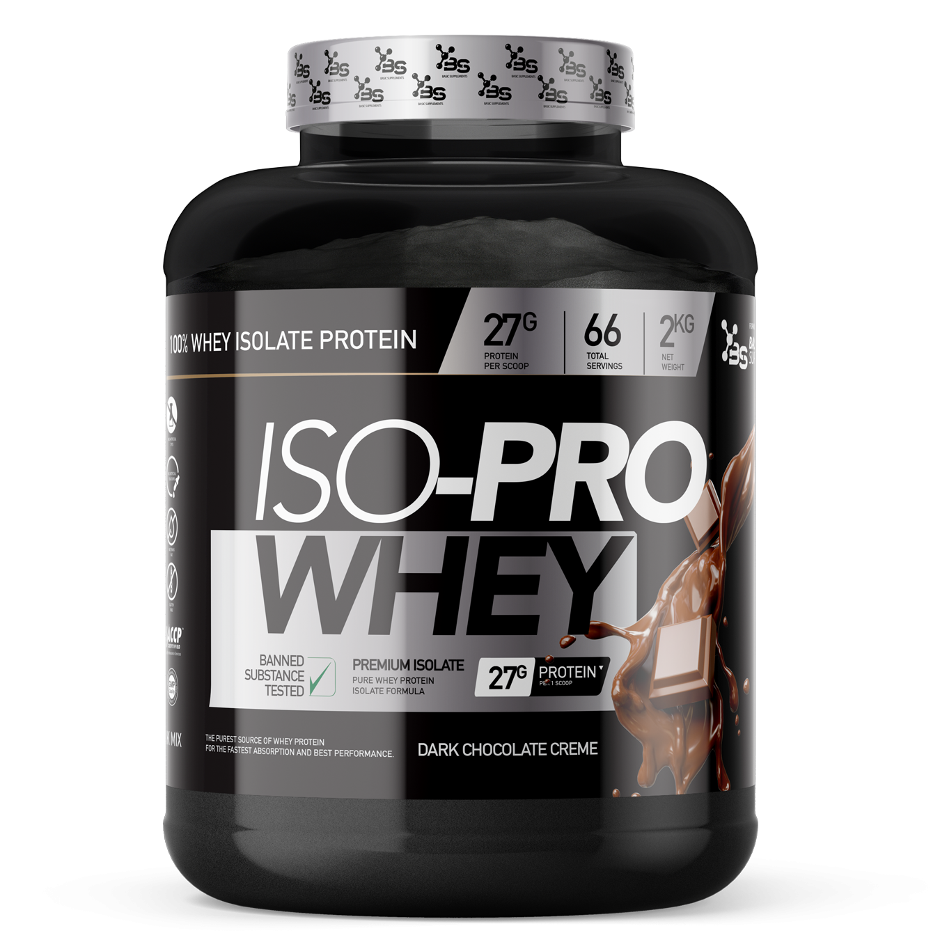 Basic Iso Basic Iso PRO – Dark Chocolate Cream (2kg) – Titan Premium