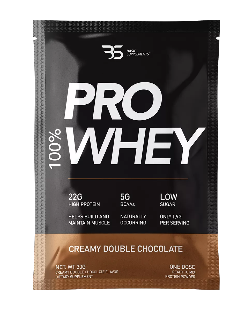 Basic PRO Whey – Creamy Double Chocolate (30g)