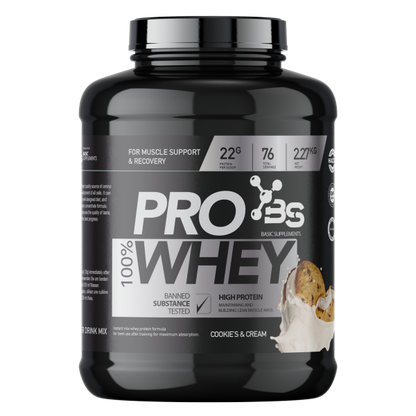 Basic PRO Whey – Cookies & Cream (2.27kg)