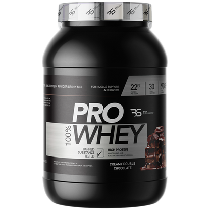 Basic PRO Whey – Creamy Double Chocolate (908g)