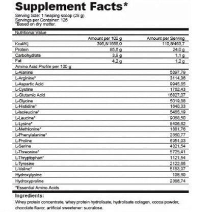 THE Amino Whey 3,5kg Jafa