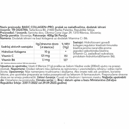 Basic Collagen Pro – Kolagen Narandža & Jagoda