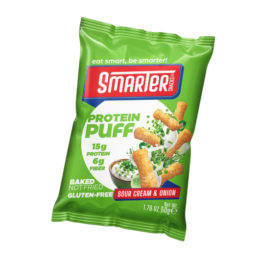 Smarter Snacks Puff Sour Cream 50g