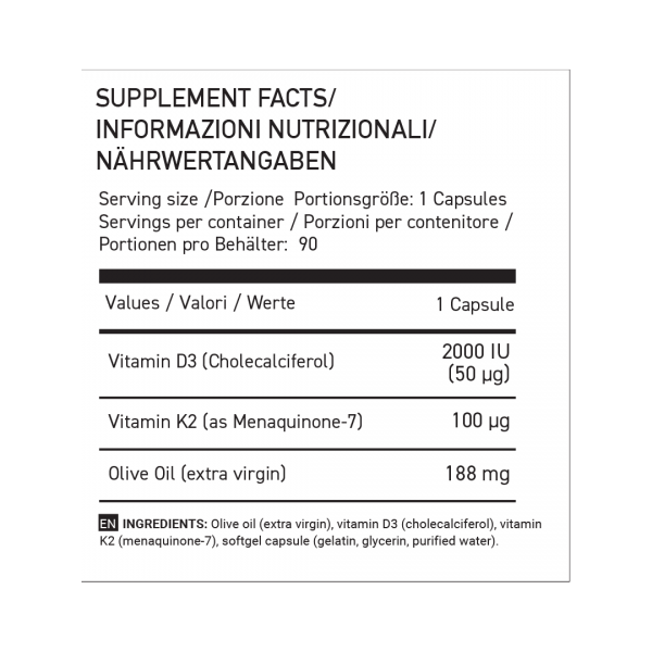 Basic Vitamin D3 + K2